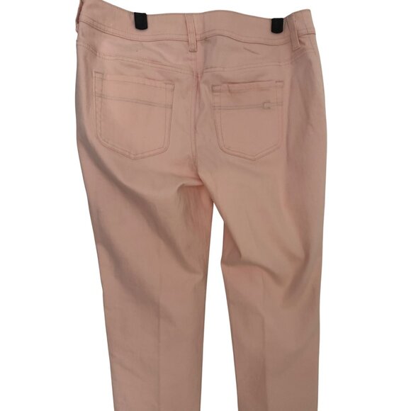 2/$30 Chicos size 0 Pink Straight-Leg Jeans - Picture 12 of 16